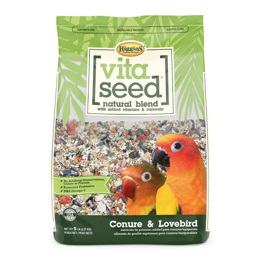 Lovebird Care Bundle 6” Cuttlebone, Mineral Grit, VetRx & Lovebird Food Small Birds