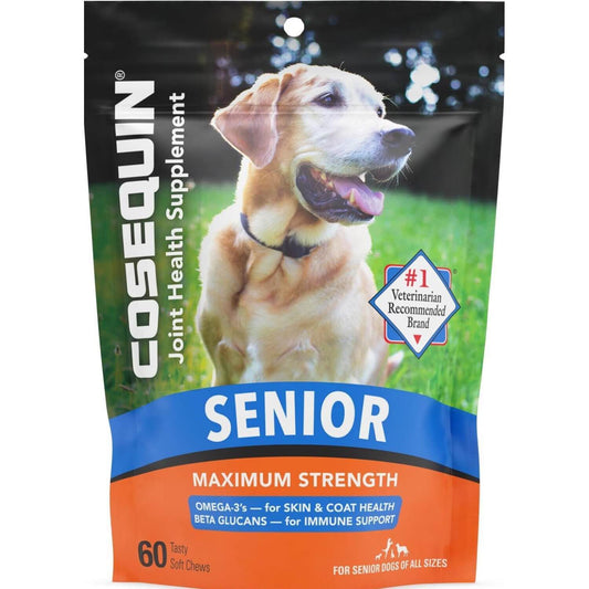 Nutramax Cosequin Senior Joint Health Soft Chews for Dogs 60ct Max Strength