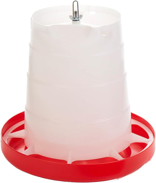 Little Giant Deluxe Poultry Feeder 3 lb Hanging Chicken Feeder BPA-Free Plastic