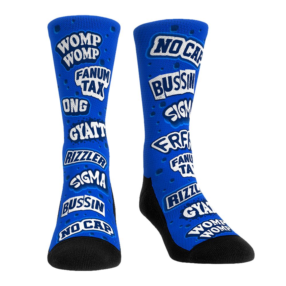 Gen Alpha Slang - All-Over (Blue)