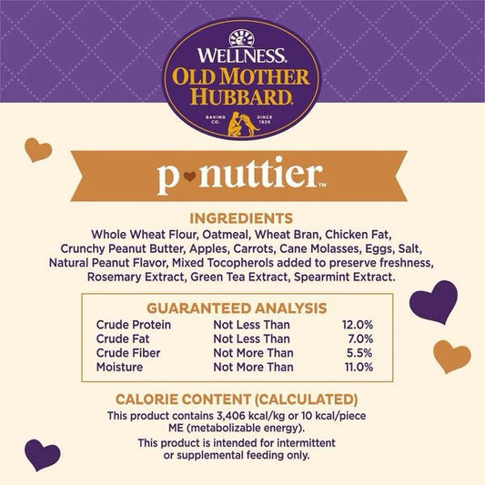 Old Mother Hubbard P-Nuttier Value Box Mini Crunchy Dog Treats (6lb)
