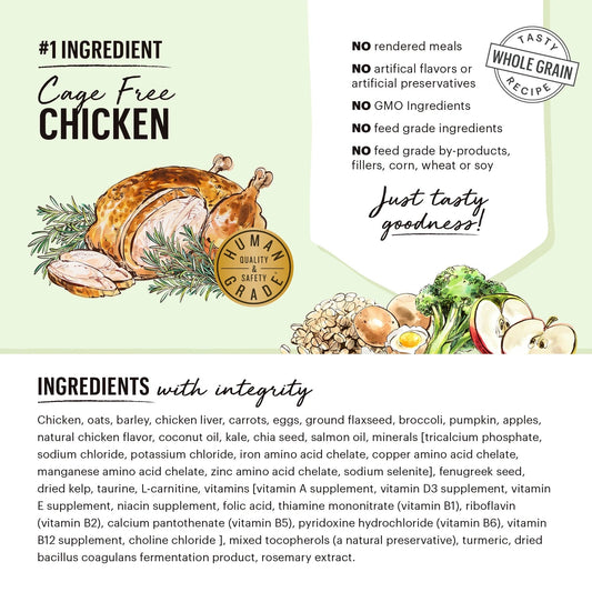 Honest Kitchen Clusters Whole Grain Chicken & Oat Dog Food