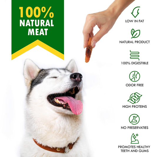 Camilan Ubi Jalar & Ayam untuk Anjing Bebas Biji-bijian