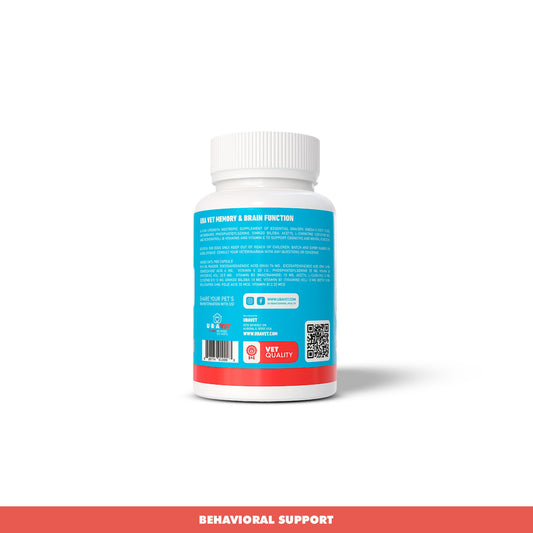 UBAVET Memory & Brain Support for Senior Dogs – Suplemen Kesehatan Kognitif untuk Anjing Senior 90 tablet