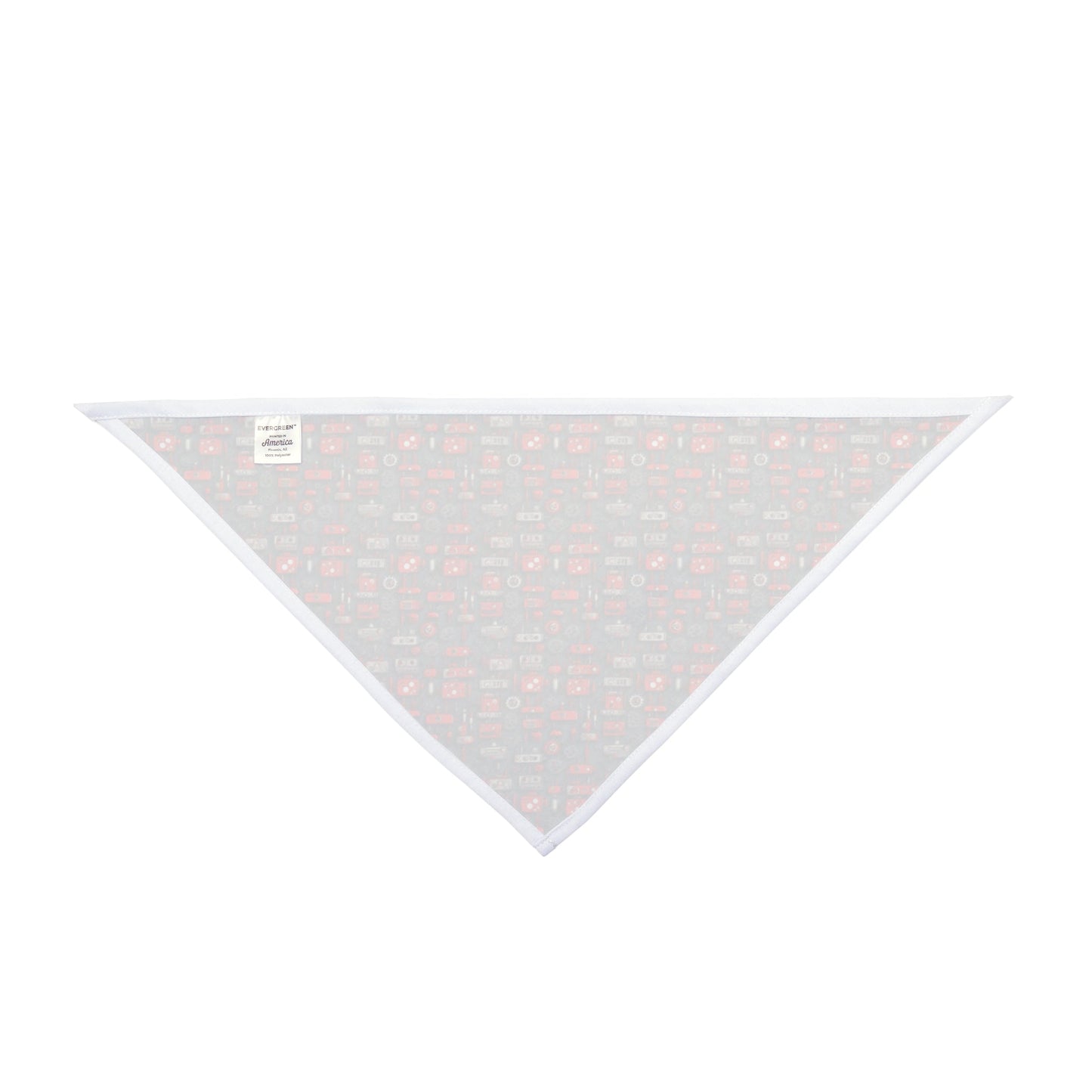 Crimson Cogs and Circuitry Pattern - Pet Bandana Pet Zen