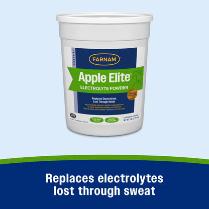 Farnam Apple Elite Electrolyte Powder for Horses Hydration Support Apple Flavor 5lb.