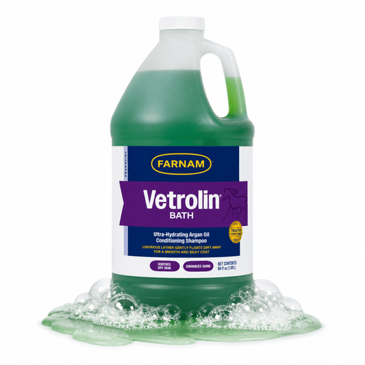 Vetrolin Bath Shampo Kondisioner Ultra Hidrasi Kuda USA 64 oz.