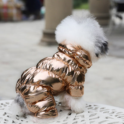 Pet down cotton clothing