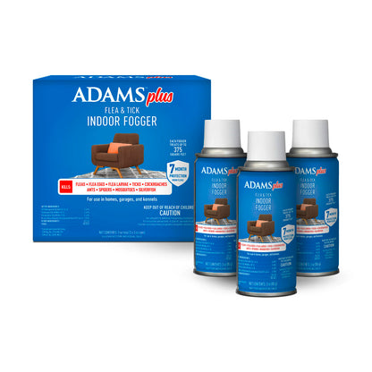 Adams Complete Indoor & Outdoor Flea Treatment System for Large Dogs 31–60 lbs Bundle