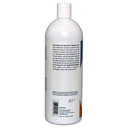 Horse Grooming Bundle Davis Scruffy Shampoo 32oz and Mane & Tail Brush