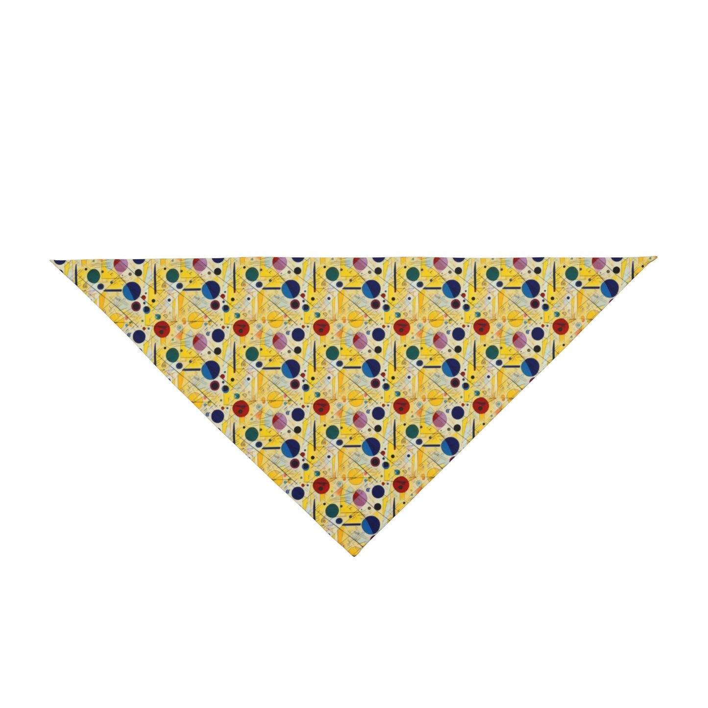Sunlit Geometry: Orbits and Lines in Repeating Motion - Pet Bandana Pet Zen