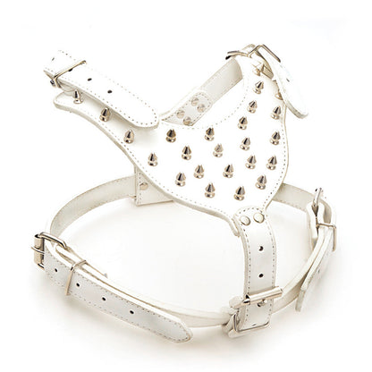 Large Dog Punk Style Rivet Chest Strap Explosion-proof Punch