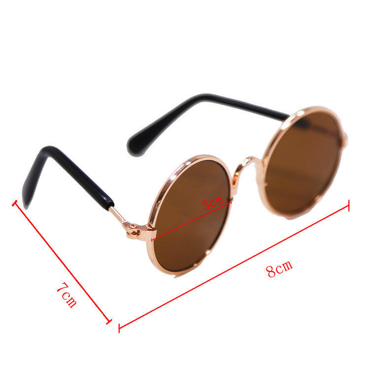 Trendy Vintage Round Pet Glasses