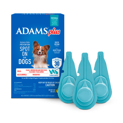 Adams Complete Indoor & Outdoor Flea Treatment System for Small Dogs 5–14 lbs Bundle