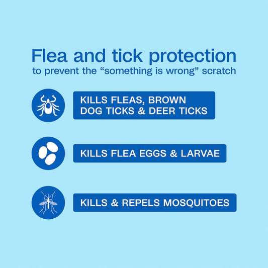 Adams Plus Flea & Tick Spot On 3 Doses 30 Day Control for Small Dogs 5-14lbs