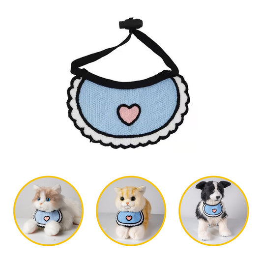 Kerudung Biru Kerah cocok untuk semua Kucing Anjing & Hewan Peliharaan