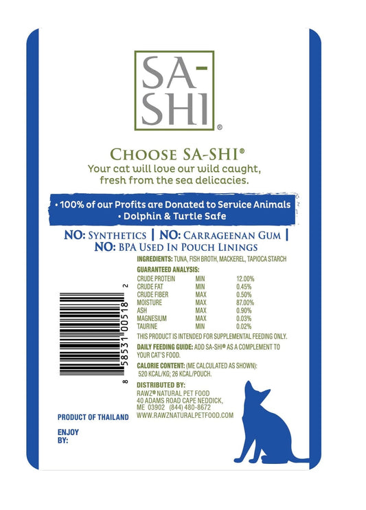 Sa-Shi Tuna & Mackerel Recipe (1.76oz)