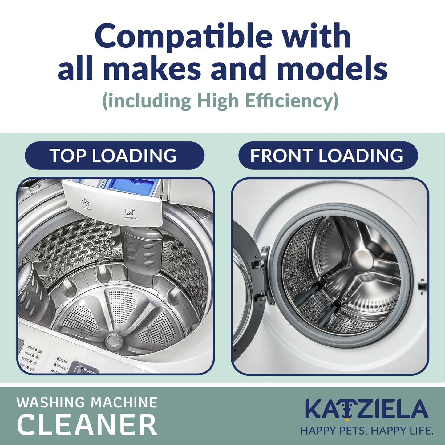 Washing Machine Cleaner Tablets Formulated for Pet Owners