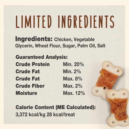 Cadet Premium Gourmet Chicken with Biscuit Wraps Dog Treats 14 oz.