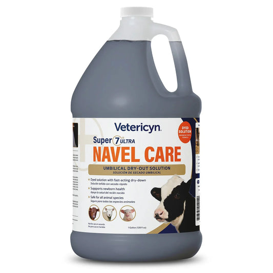 Vetericyn Plus Super 7 Navel Dip for Dogs Cats Horses Animals 1 Gallon
