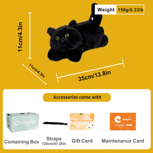 Dompet Boneka Kucing Hitam – Tas Kawaii untuk Anak Perempuan & Remaja