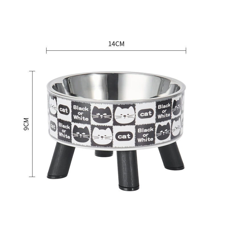 Cat Neck Protection Pet Anti-tumble Cat Bowl