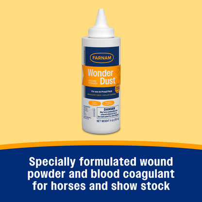Farnam Wonder Dust Wound Powder for Horses and Show Stock 4 oz.