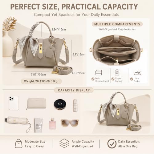Tas bahu wanita, dompet wanita, tas tangan vintage, tas selempang kulit sintetis dengan tali bahu yang bisa diatur
