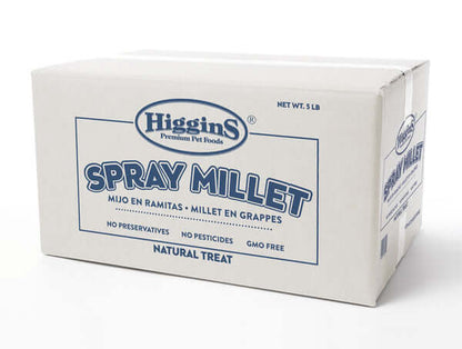 Higgins Spray Millet Bird Treats Non-GMO Natural Foraging All Birds 5lbs.