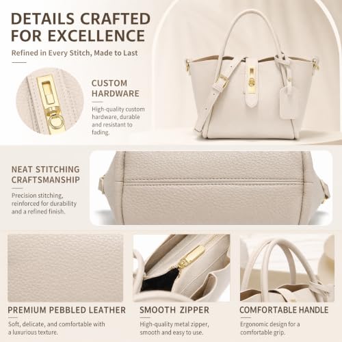 Women's shoulder bag, women's wallet, vintage handbag, synthetic leather crossbody bag with adjustable shoulder strap