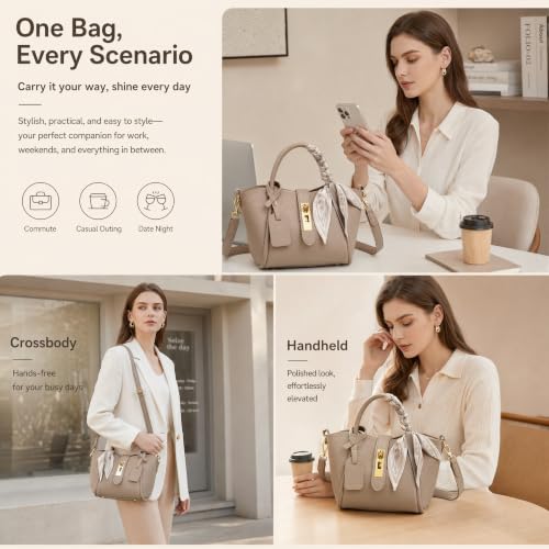 Women's shoulder bag, women's wallet, vintage handbag, synthetic leather crossbody bag with adjustable shoulder strap