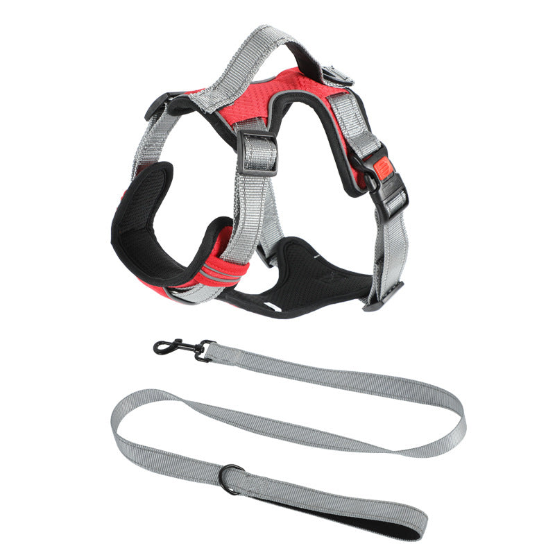Dog Hand Holding Rope Vest Dog Chest Strap
