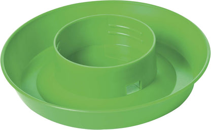 Little Giant Screw-On Chicken Poultry Waterer Bases 1 Quart Green 3-Pack