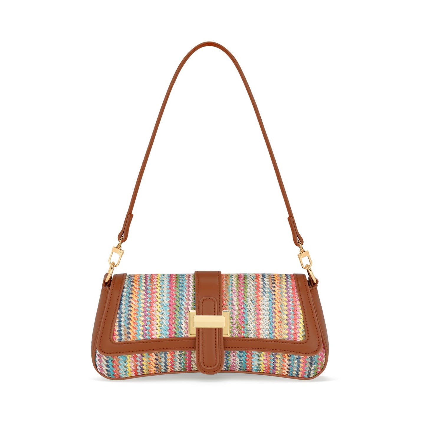 KKXIU Shoulder Bag for Women Small Hobo Handbag Mini Retro Clutch Purses