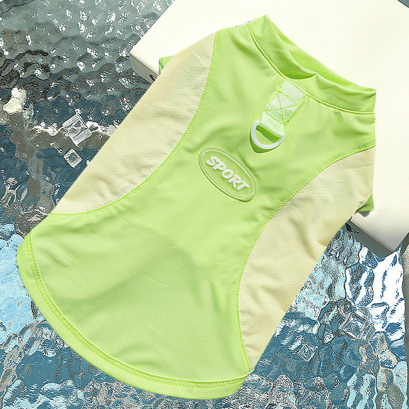 Ice-silk Vest For Small And Medium-sized Dogsoutdoor Sun Protection Pet Clothing