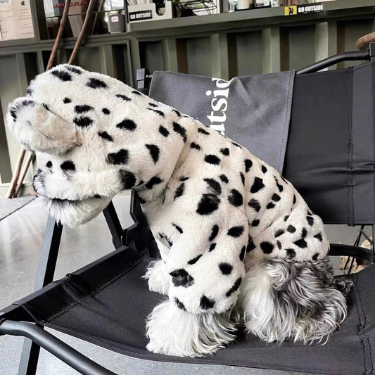 Dog Clothing Thickened Warm Fur Coat