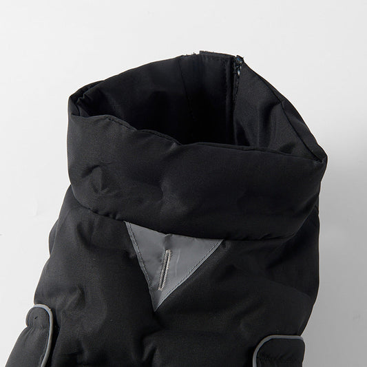 Water- And Wind-Resistant Velcro Jacket For Medium To Large Dogs