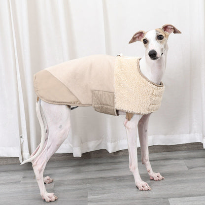 Pet Windproof Adjustable Down-Padded Jacket Warm Reversible Vest For Dogs