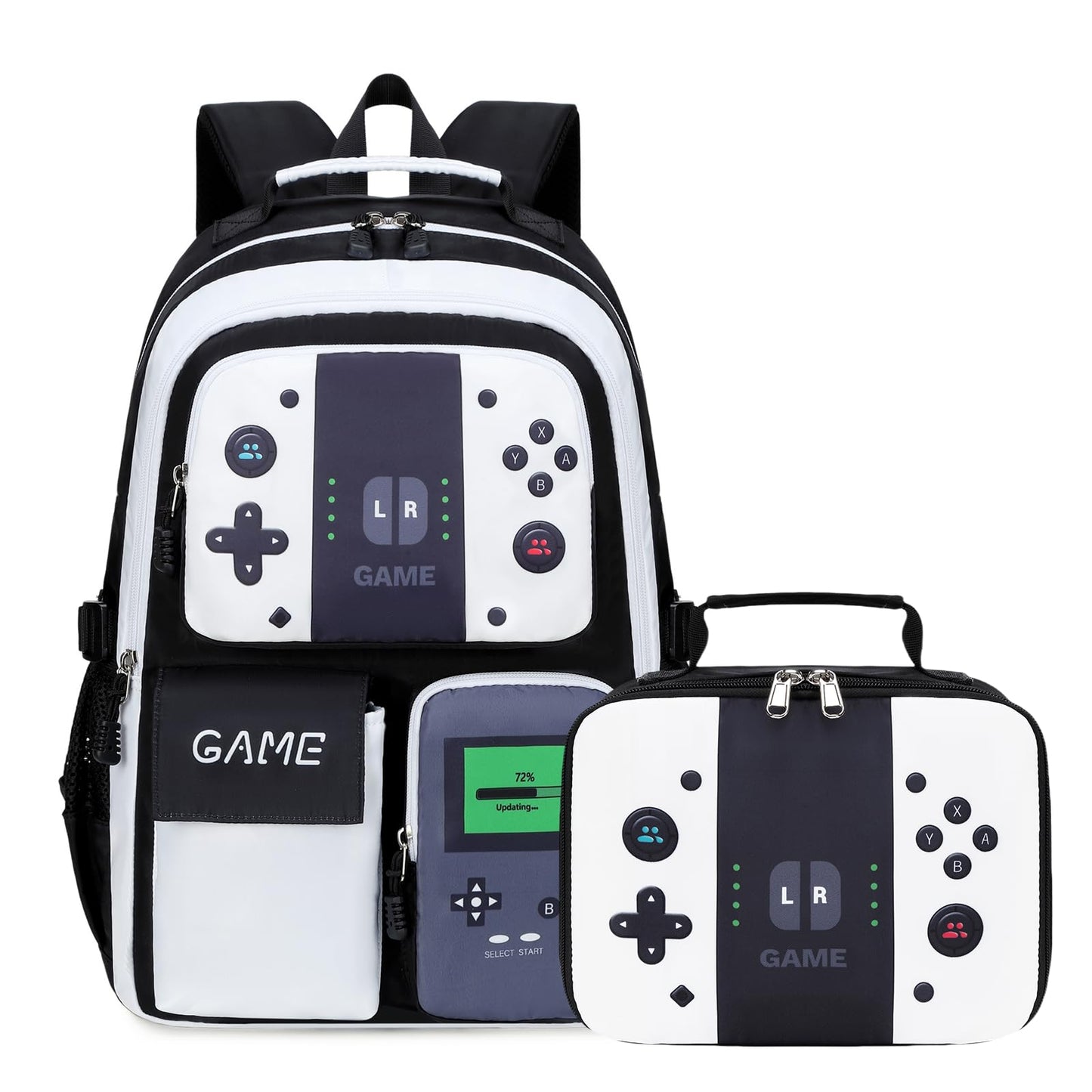 Boys Backpack Kids Bookbag TeensSchool Bag LuminousGame Large capacity bag