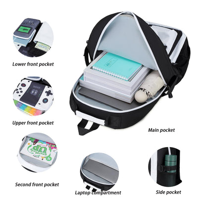 Boys Backpack Kids Bookbag TeensSchool Bag LuminousGame Large capacity bag
