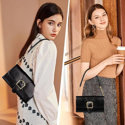Shoulder Bag for Women, Faux Leather Women's Shoulder Handbags, Fashionable Tote Purses for Women