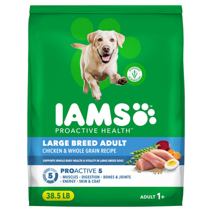 Makanan Anjing Kering Dewasa Ras Besar Iams Proactive Health