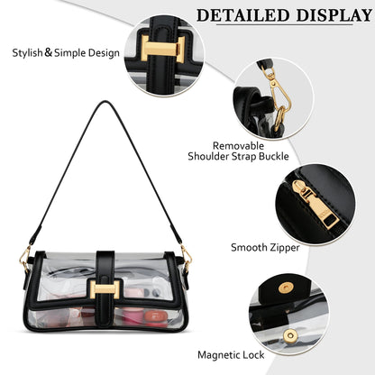 KKXIU Shoulder Bag for Women Small Hobo Handbag Mini Retro Clutch Purses