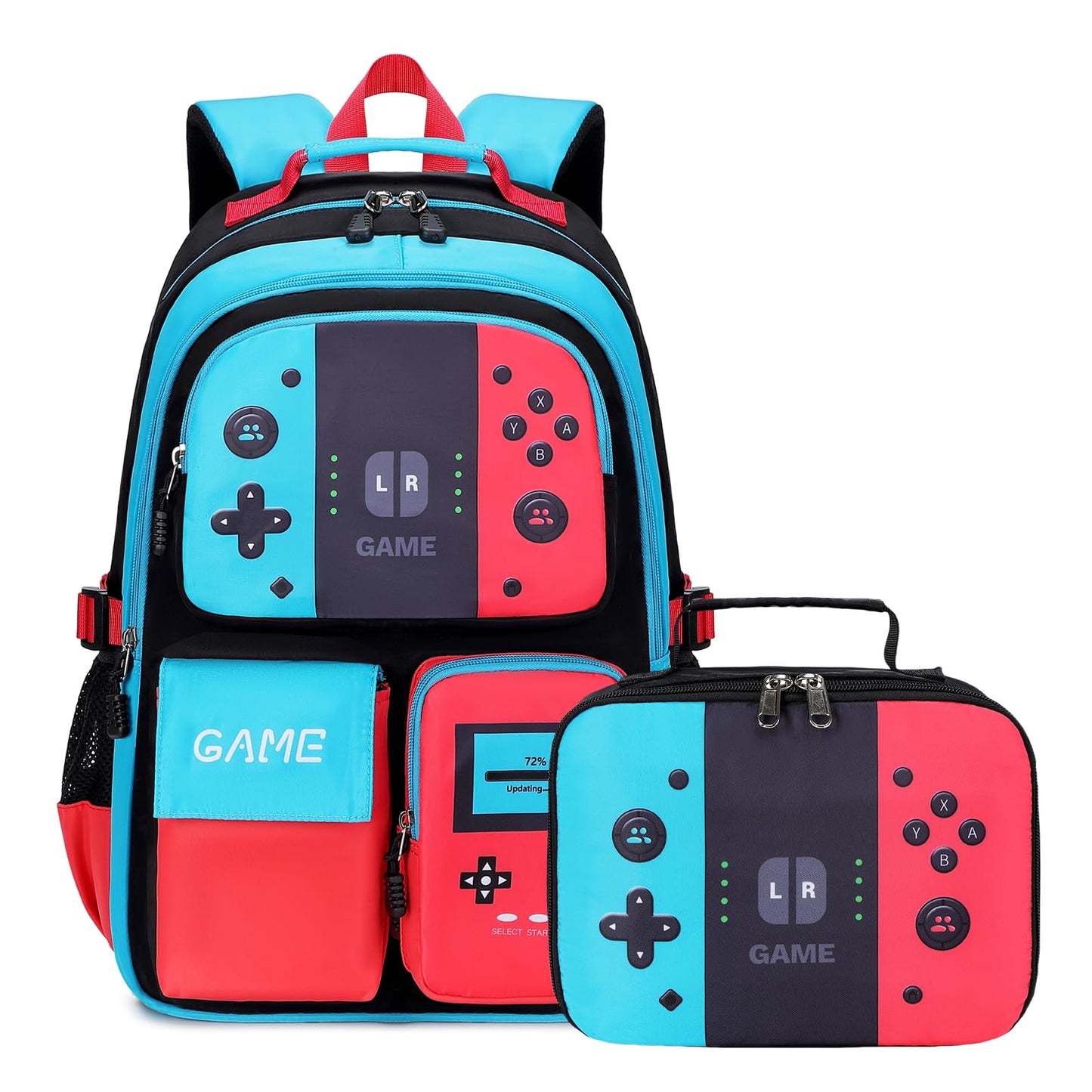Boys Backpack Kids Bookbag TeensSchool Bag LuminousGame Large capacity bag