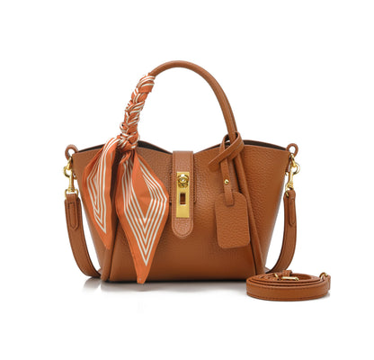 Women's shoulder bag, women's wallet, vintage handbag, synthetic leather crossbody bag with adjustable shoulder strap