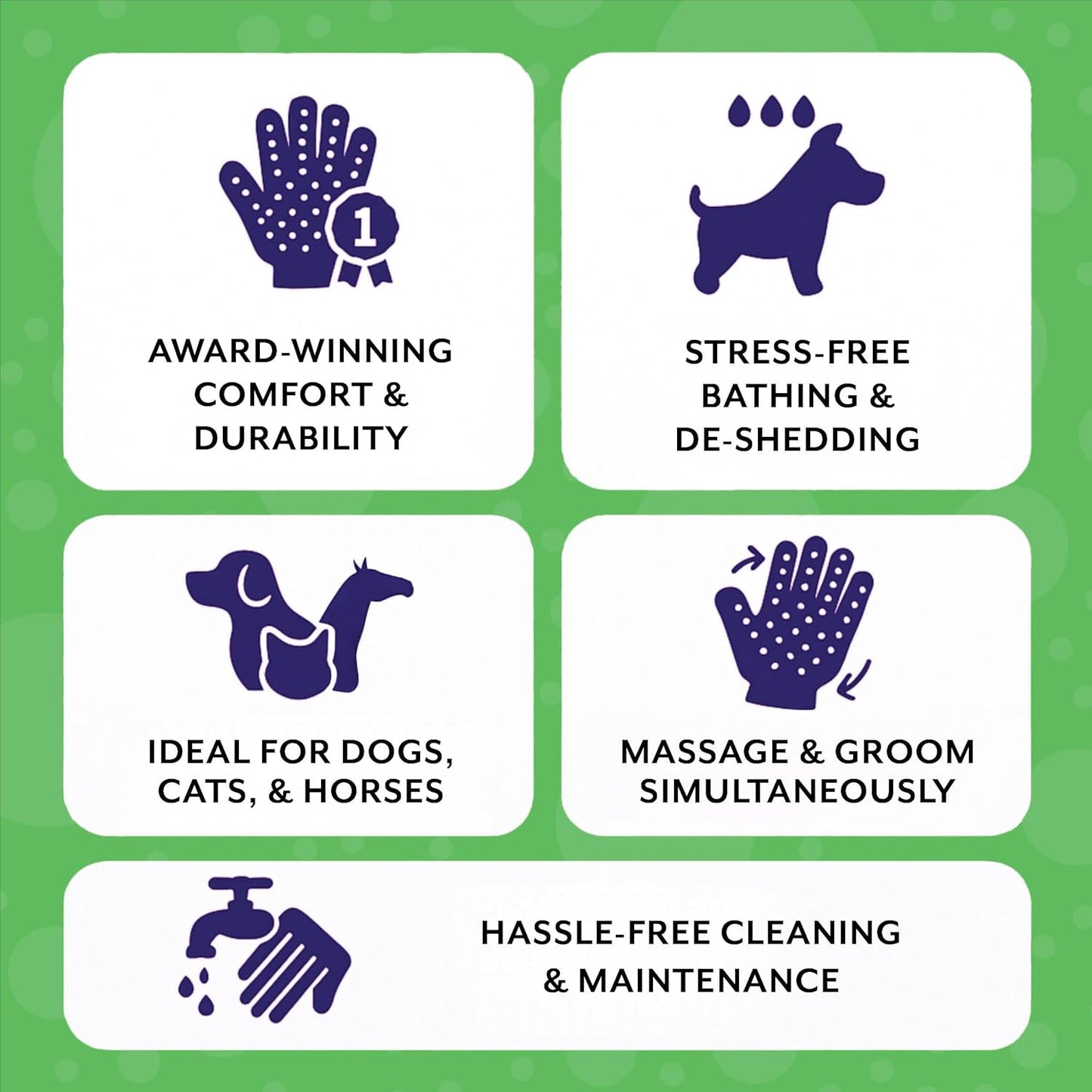 Sampo Anjing Piccardmeds4pets Aloe Oats 16oz + Sarung Tangan Grooming HandsOn Ukuran S Kit Lengkap