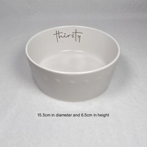 Tail Single Medium Anti-tip Neck Guard Cute Dog Bowl