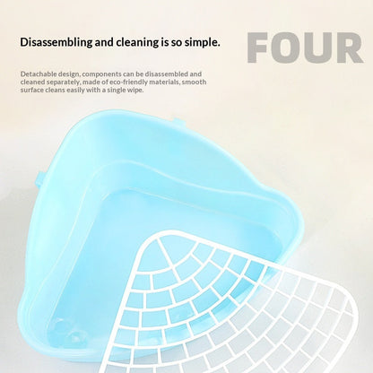 Pet Bunny Triangle Toilet Supplies Potty