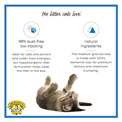 Dr. Elsey's Ultra Premium Clumping Cat Litter, 99% Dust-Free, Low Tracking, Superior Odor Control, Unscented & Natural Ingredients