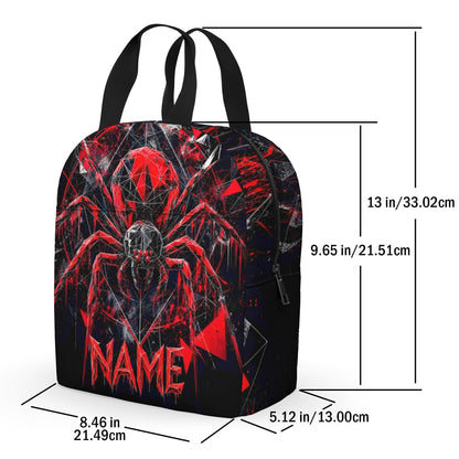Purgmipth Custom Kids Backpack with Name for Boys Girls, Back to School 18" School Bag Sets with Lunch Bag